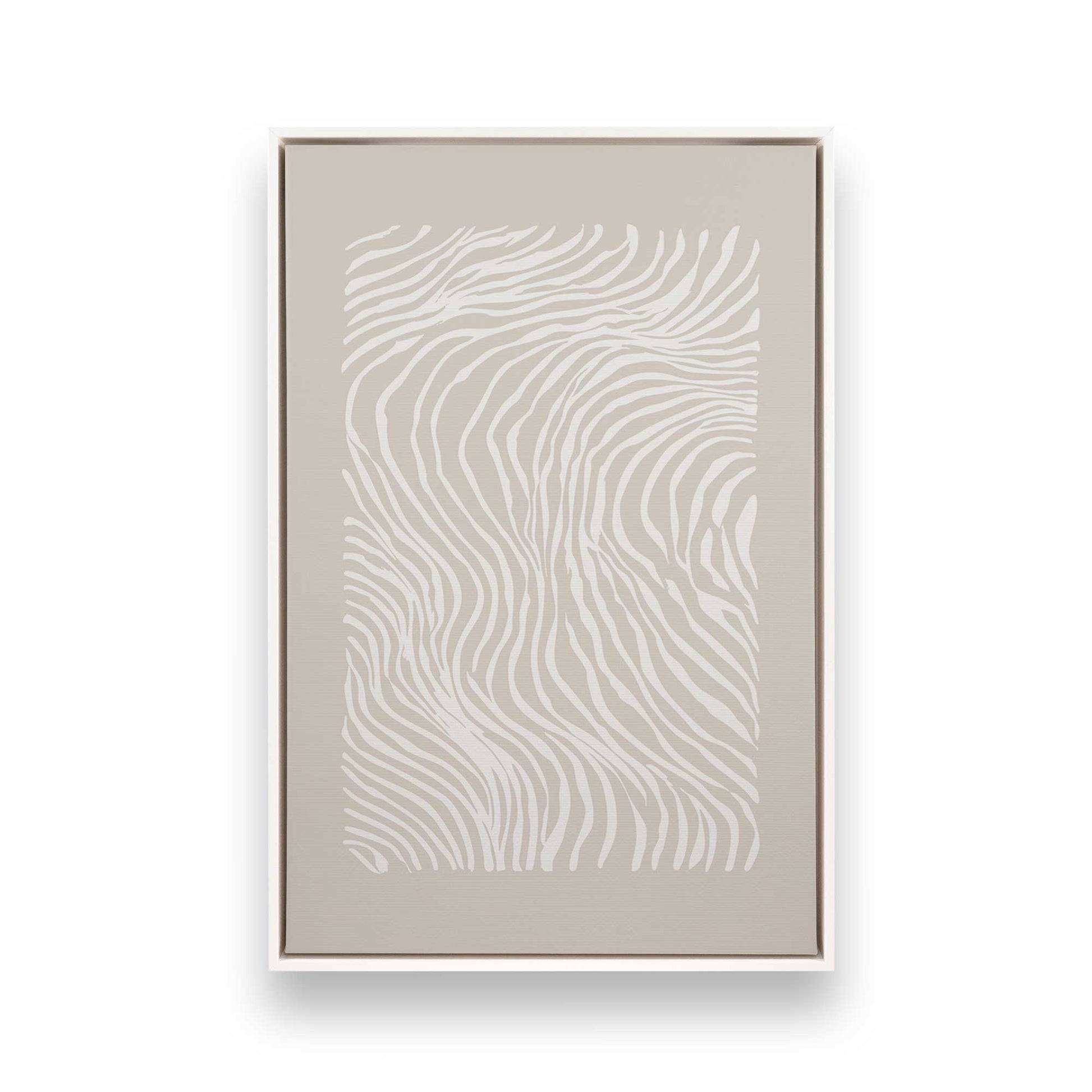 [Color:Opaque White], Picture of art in a White frame