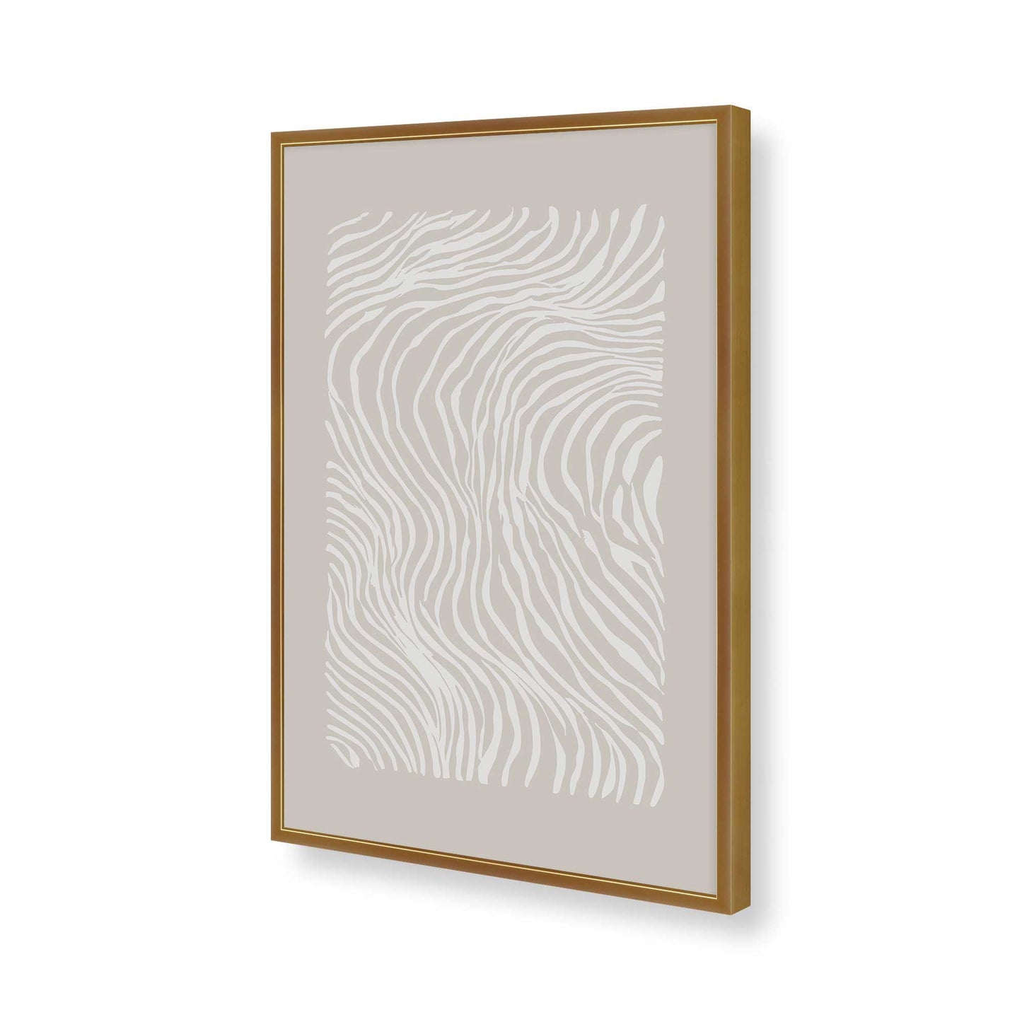 [Color:Polished Gold], Picture of art in a Polished Gold frame of the corner