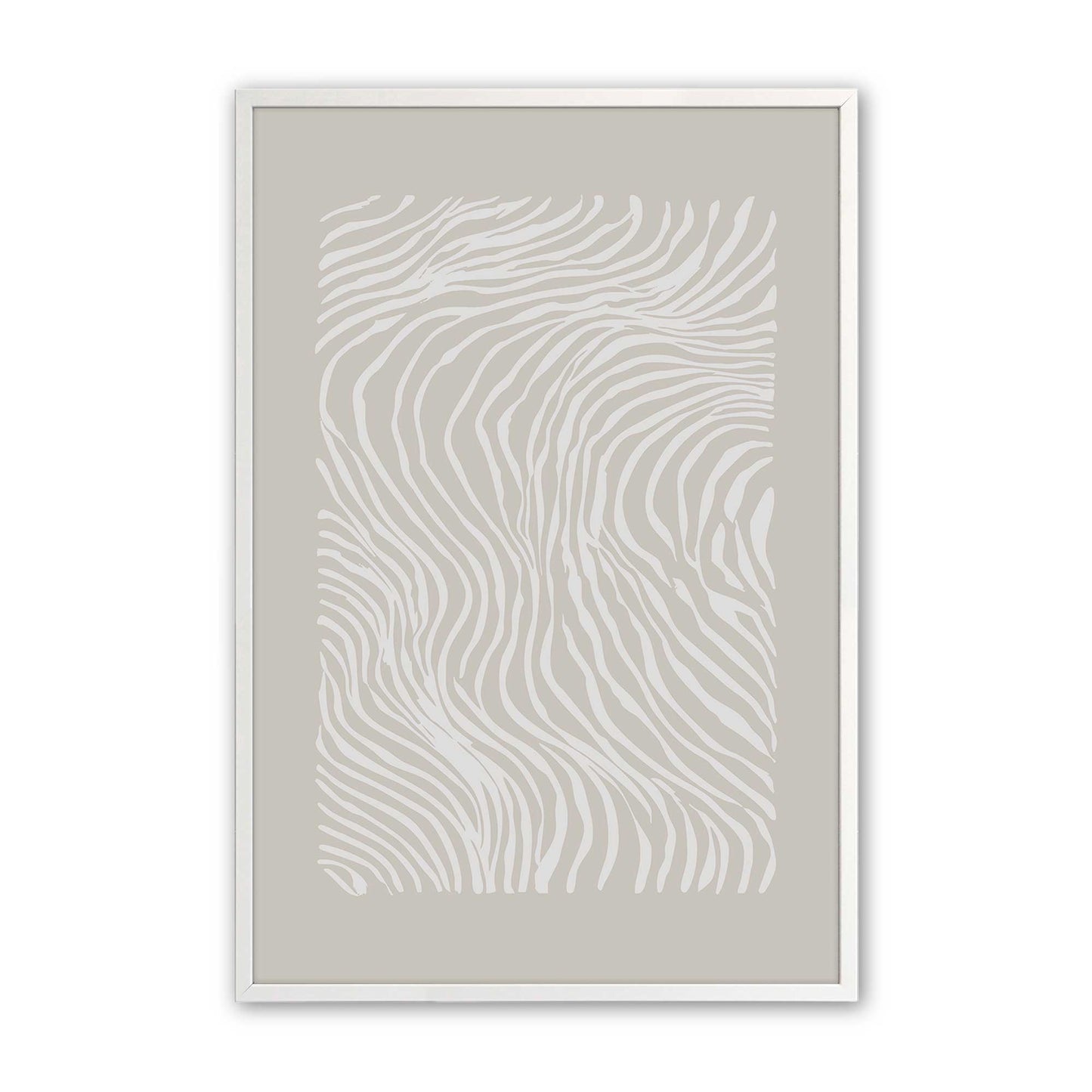 [Color:Opaque White], Picture of art in a Opaque White frame