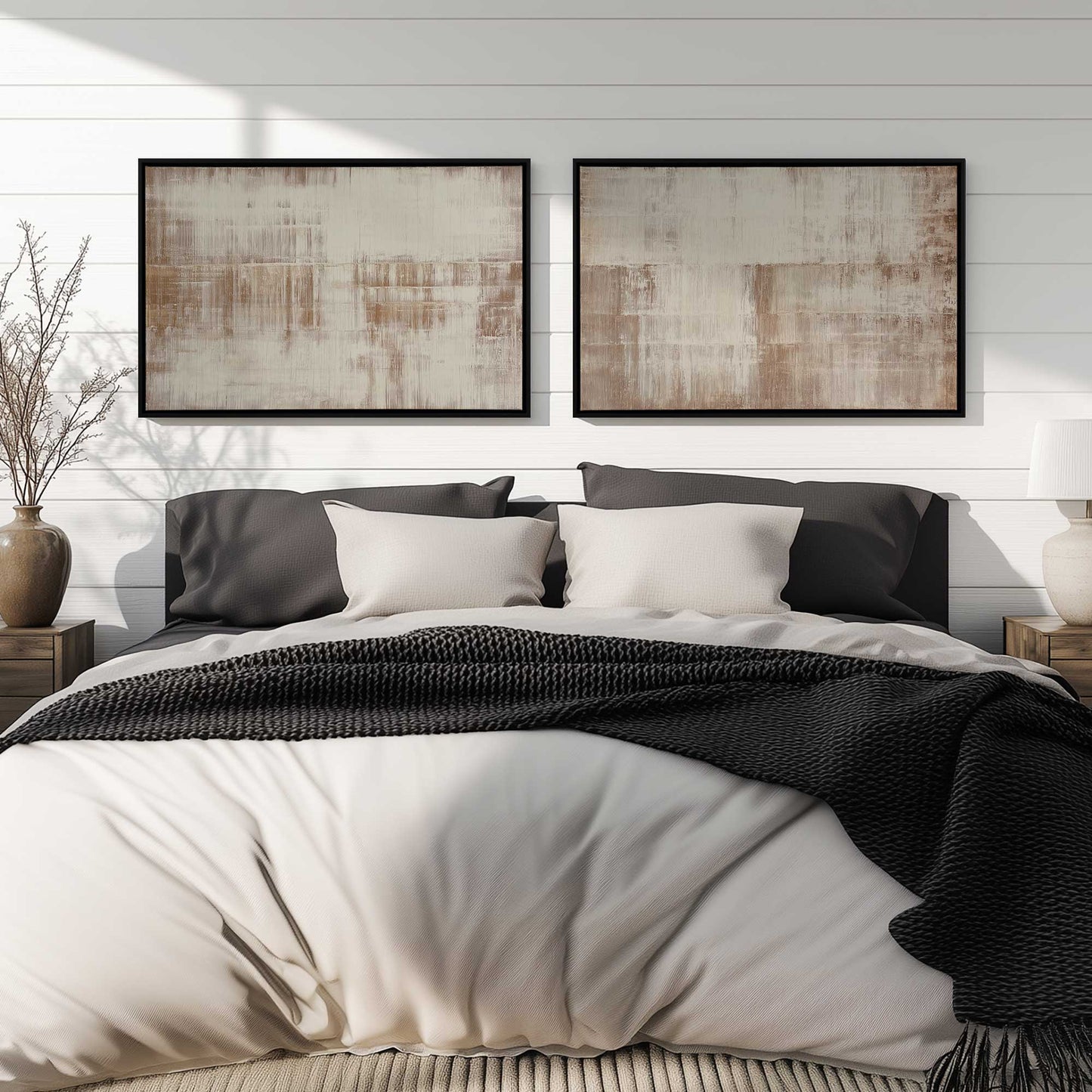 [Color:Satin Black], Picture of art in a Satin Black frame
