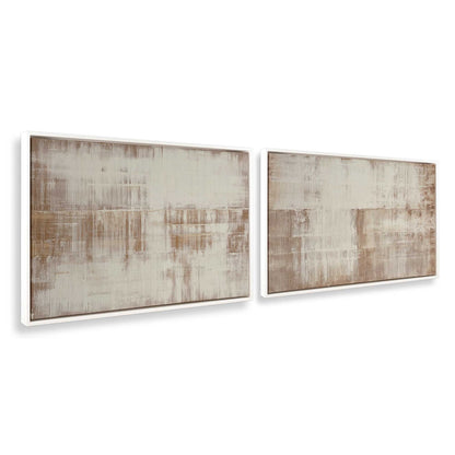 [Color:Opaque White], Picture of art in a White frame at an angle