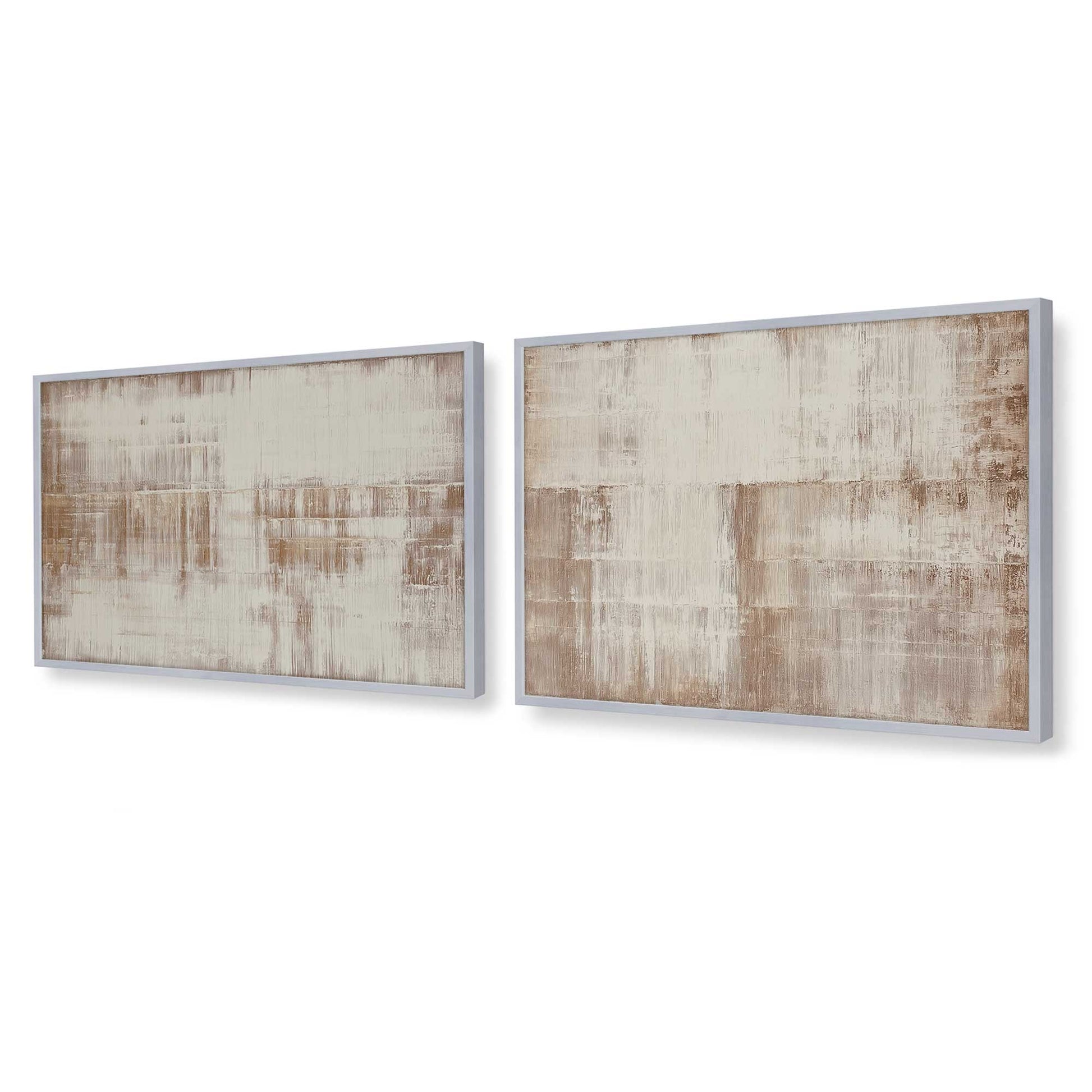 [Color:Polished Chrome], Picture of art in a Polished Chrome frame at an angle