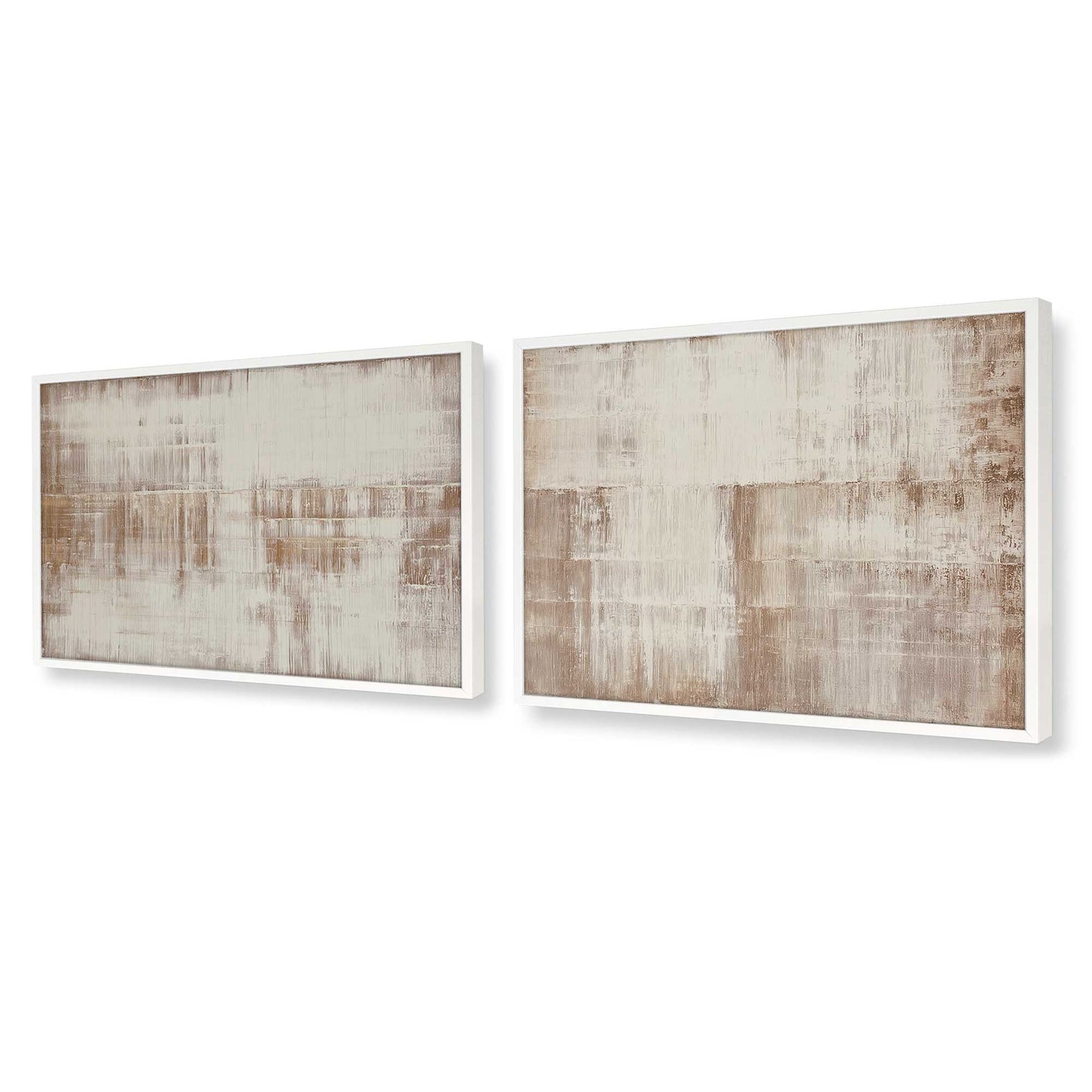 [Color:Opaque White], Picture of art in a Opaque White frame at an angle