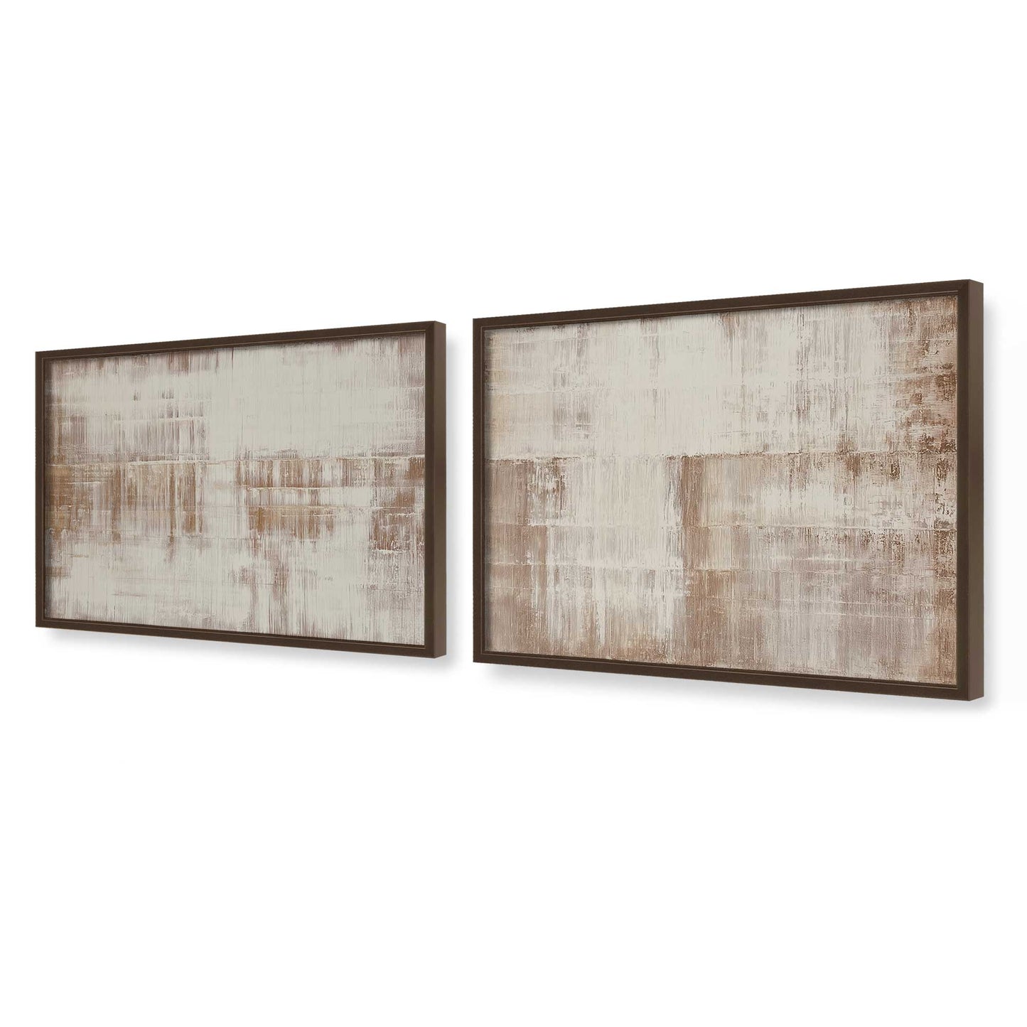 [Color:Belvinder Brown], Picture of art in a Belvinder Brown frame at an angle