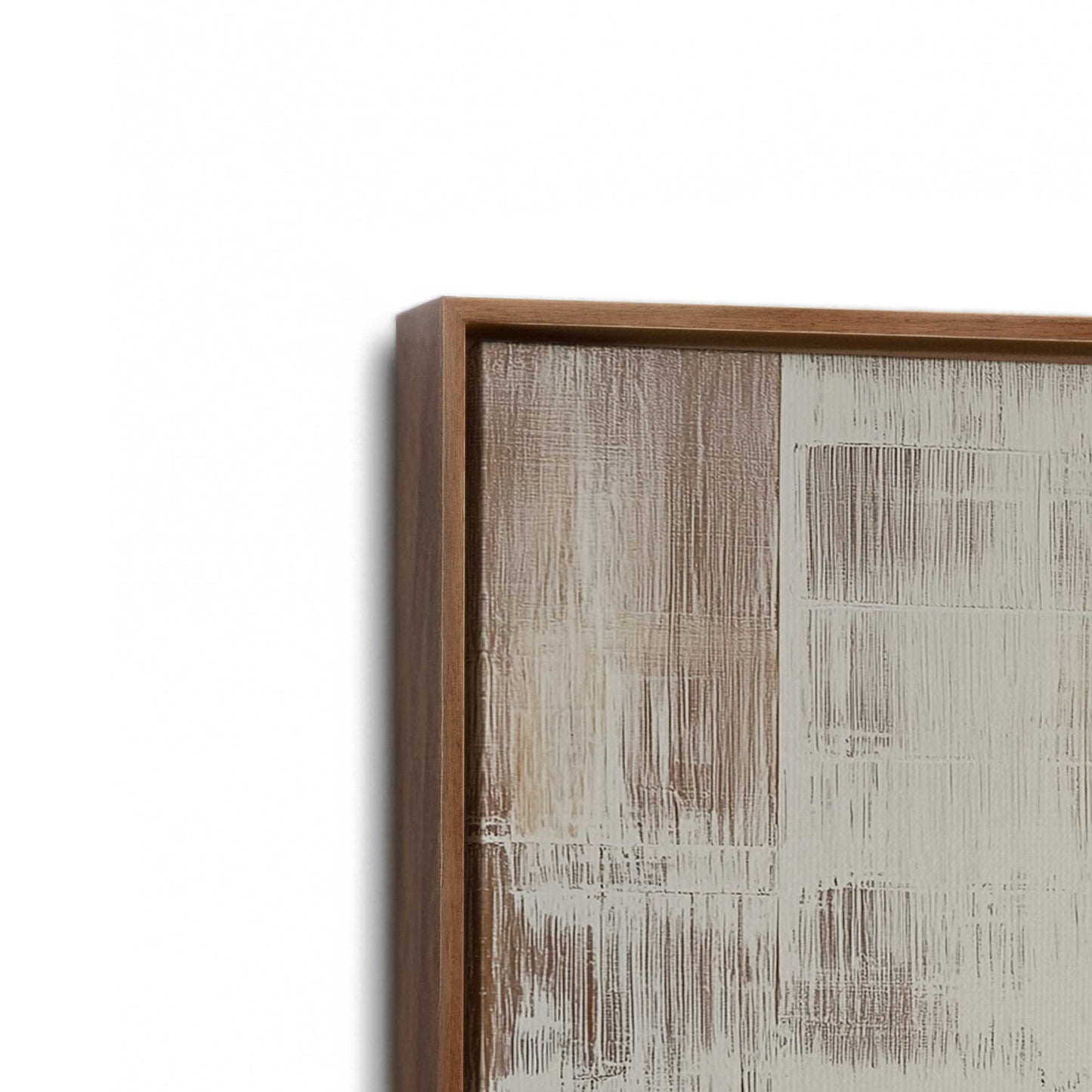 [Color:Walnut], Picture of the corner of the art