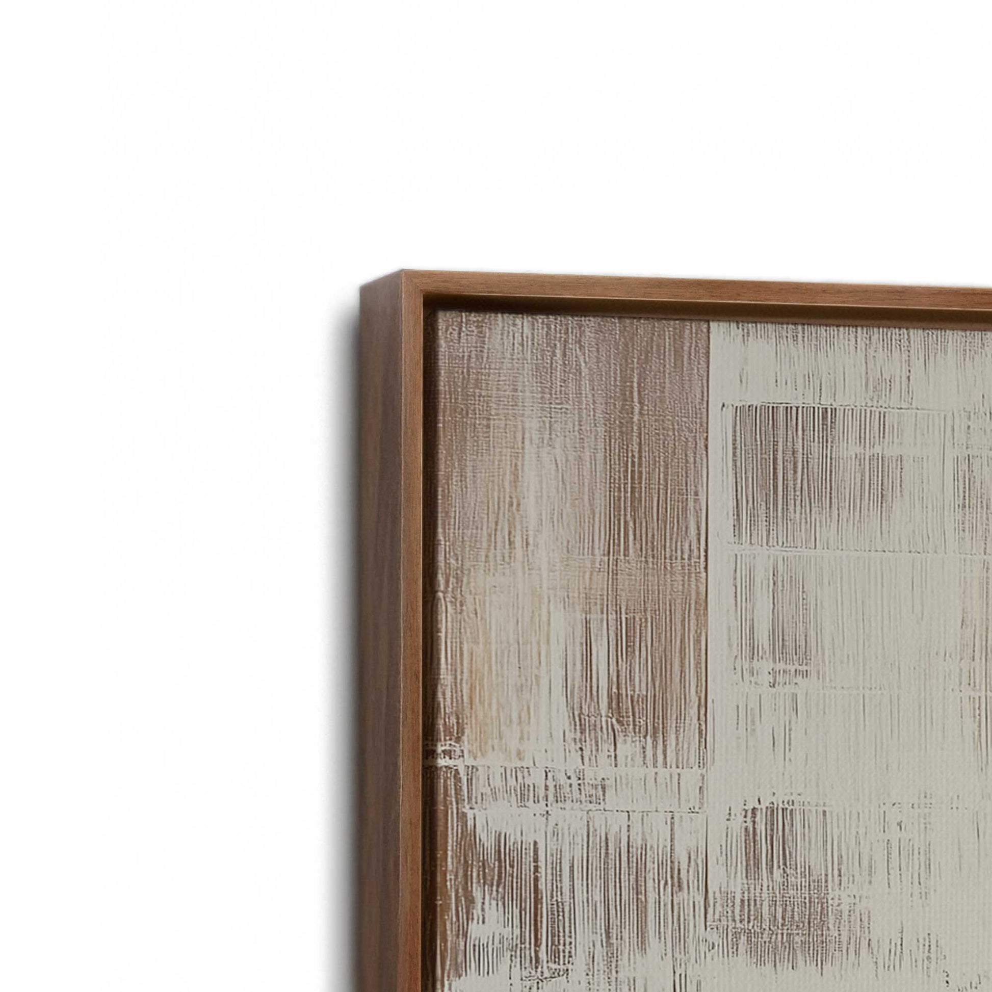 [Color:Walnut], Picture of the corner of the art