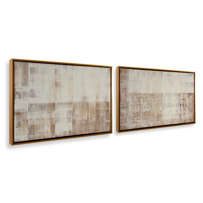 [Color:Polished Gold], Picture of art in a Polished Gold frame at an angle