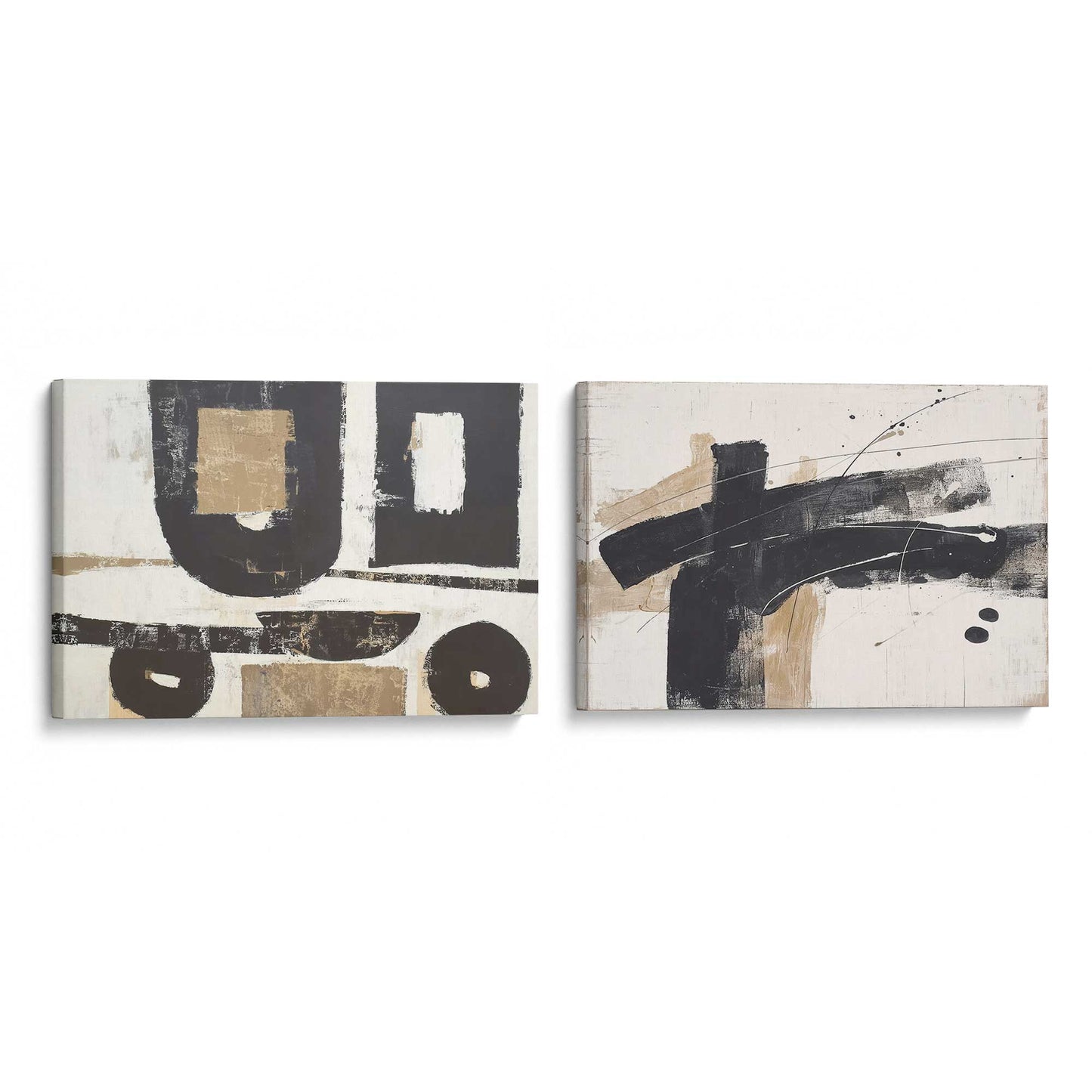 [Color:Stretched Canvas], Picture of art at an angle