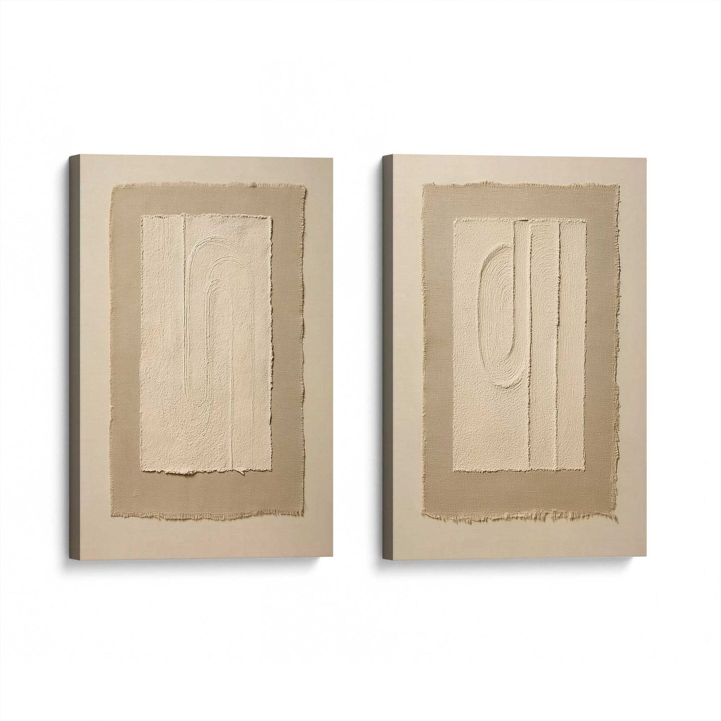 [Color:Stretched Canvas], Picture of art at an angle