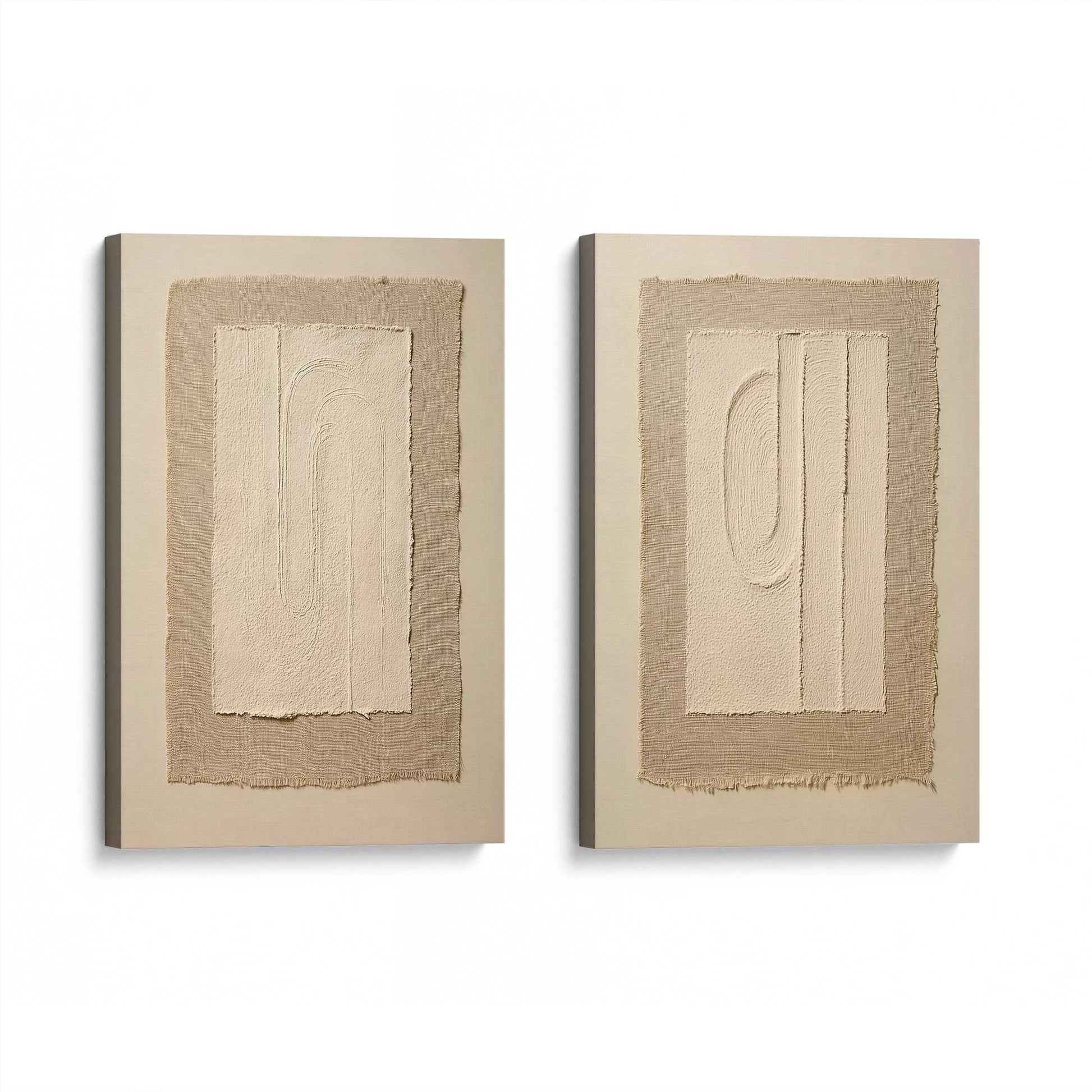 [Color:Stretched Canvas], Picture of art at an angle