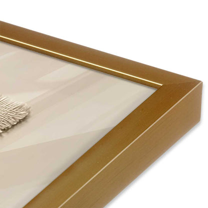 [Color:Polished Gold], Picture of art in a Polished Gold frame of the corner