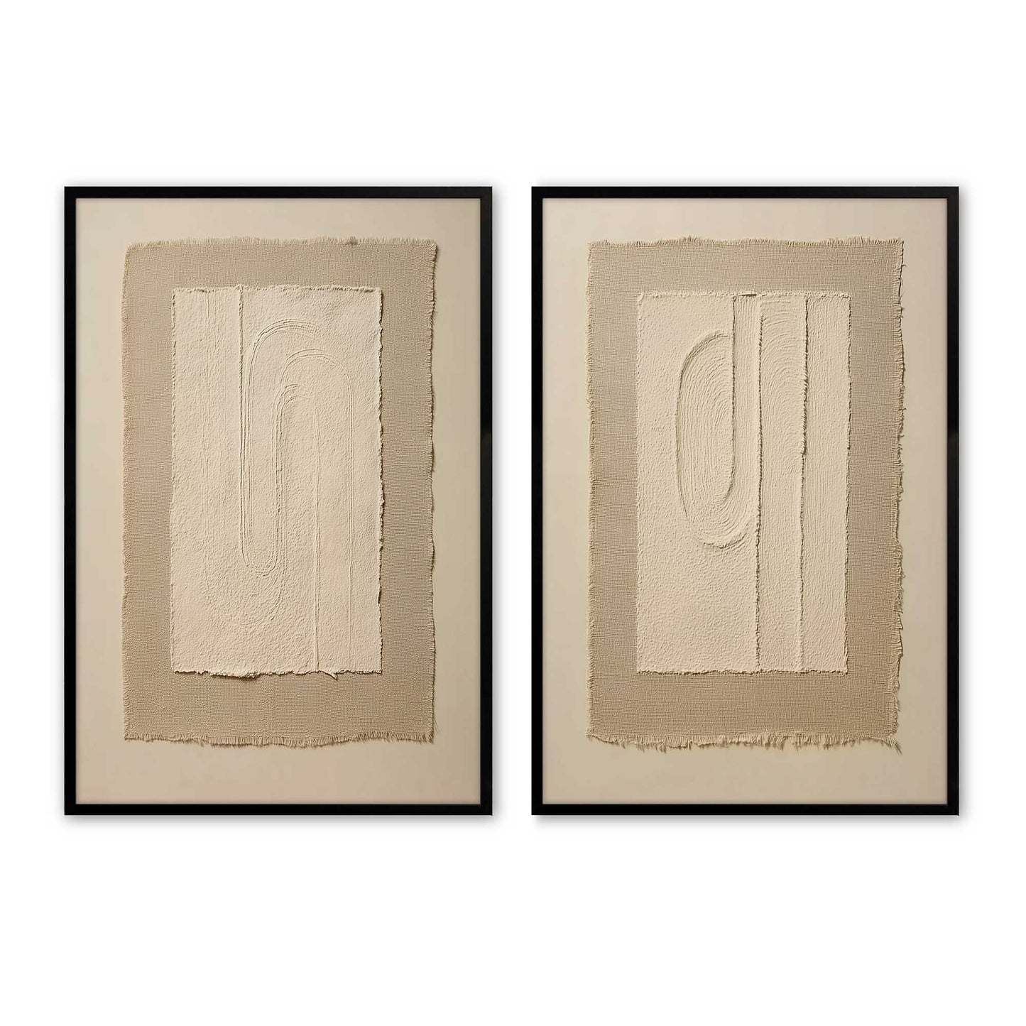 [Color:Satin Black], Picture of art in a Satin Black frame
