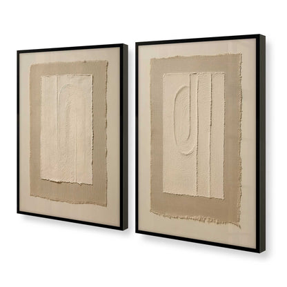 [Color:Satin Black], Picture of art in a Satin Black frame at an angle