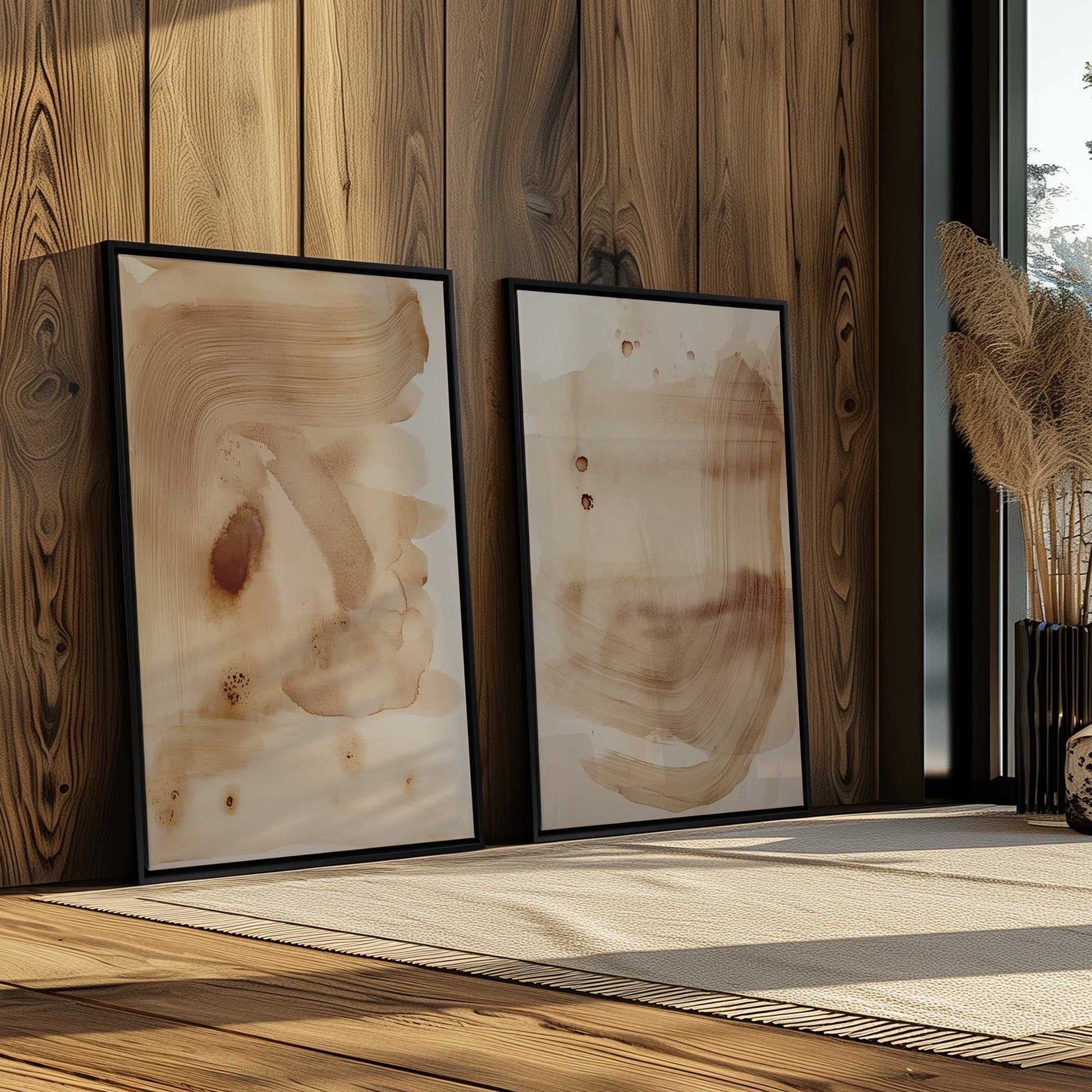 [Color:Walnut], Picture of art in a Walnut frame