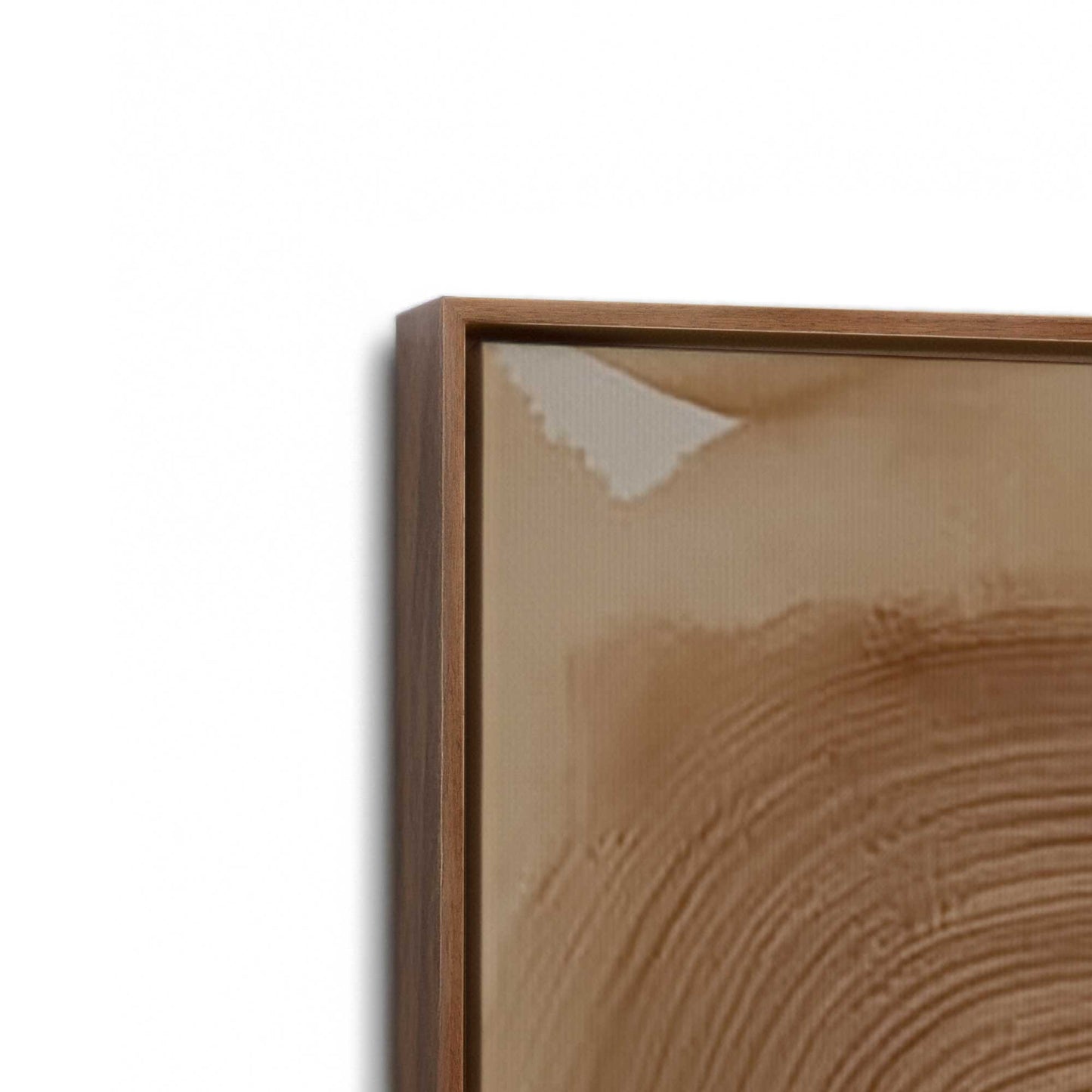 [Color:Walnut], Picture of the corner of the art