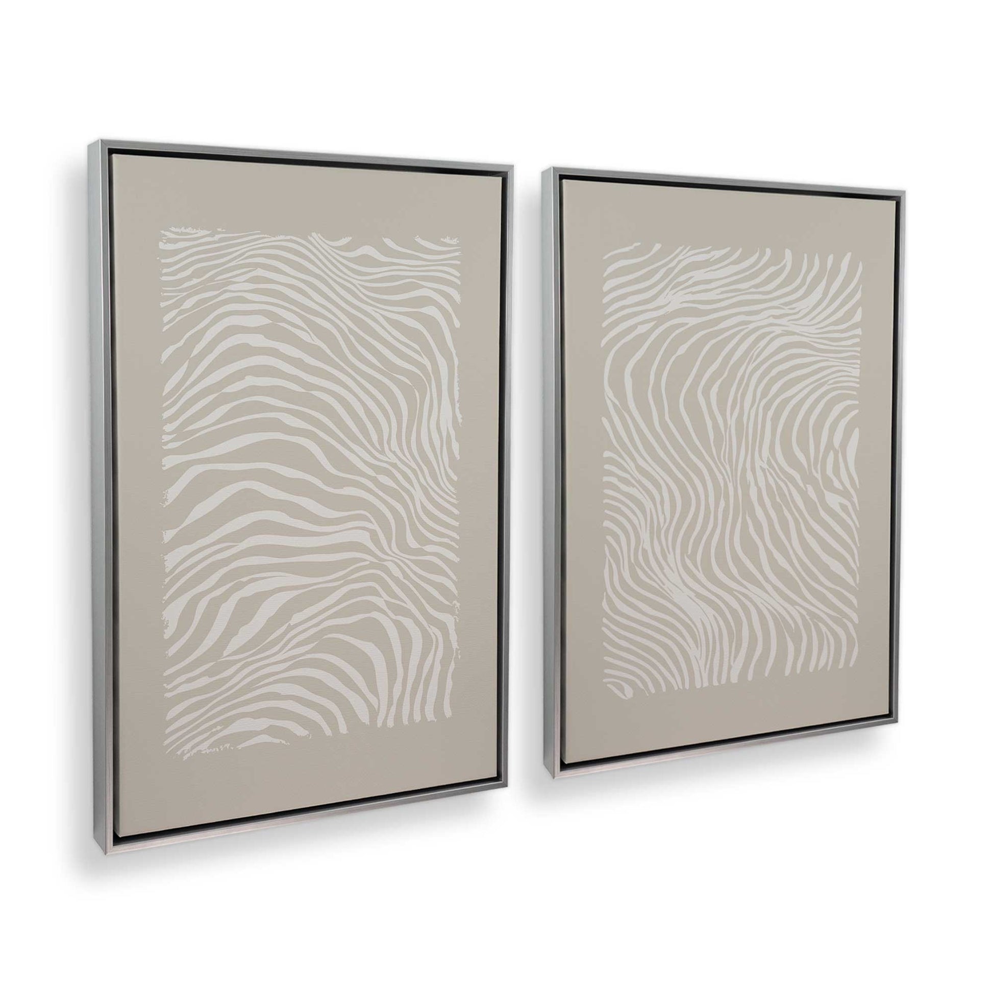 [Color:Polished Chrome], Picture of art in a Polished Chrome frame at an angle