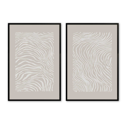 [Color:Satin Black], Picture of art in a Satin Black frame