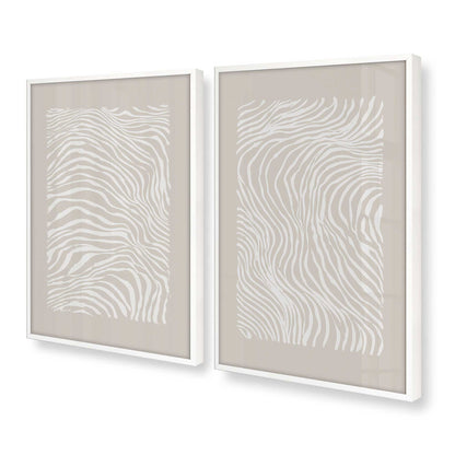 [Color:Opaque White], Picture of art in a Opaque White frame at an angle