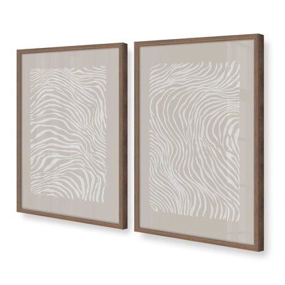 [Color:Walnut], Picture of art in a Walnut frame at an angle