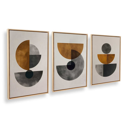 [Color:American Maple], Picture of art in an American Maple frame at an angle