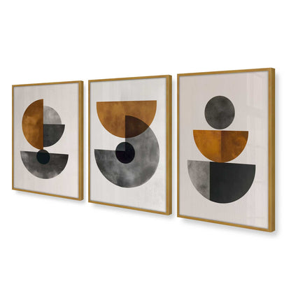 [Color:Polished Gold], Picture of art in a Polished Gold frame at an angle