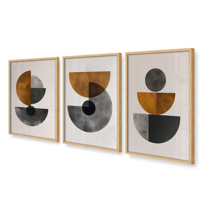 [Color:American Maple], Picture of art in an American Maple frame at an angle