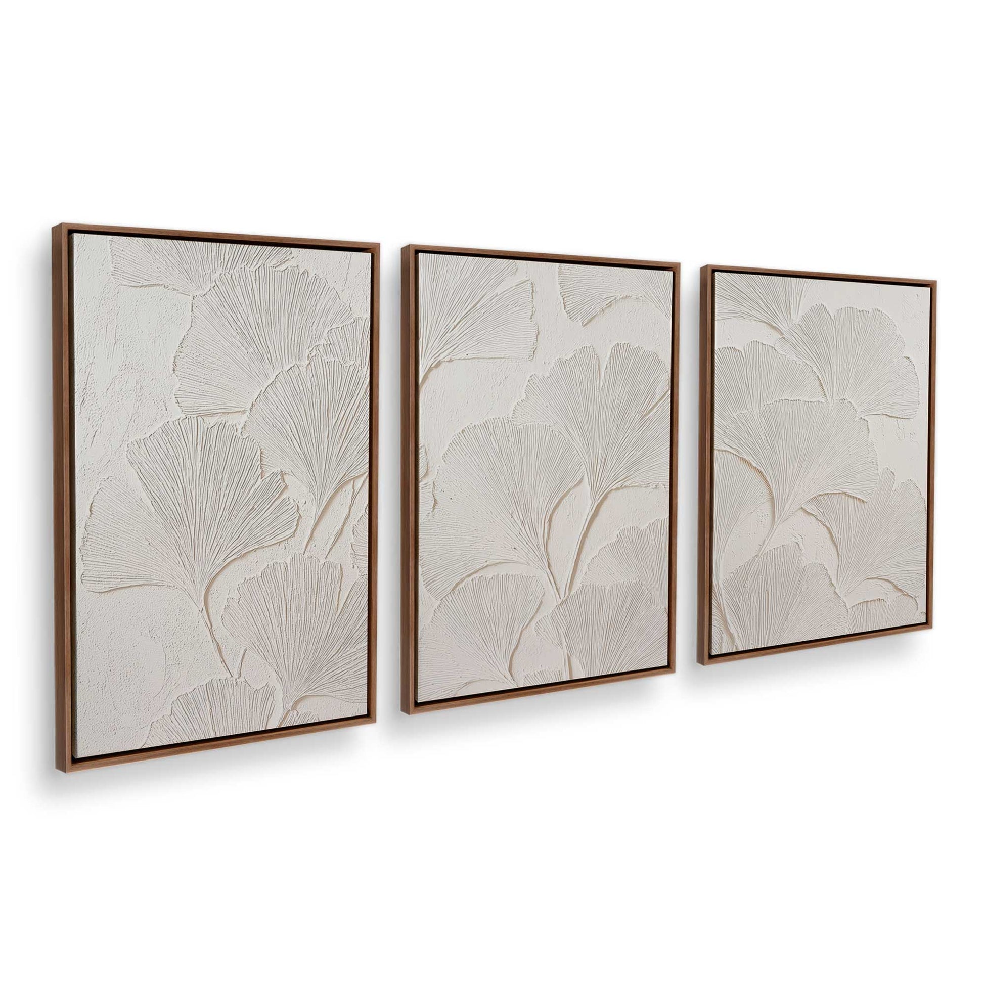 [Color:Walnut], Picture of art in a Walnut frame at an angle