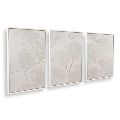 [Color:Opaque White], Picture of art in a White frame at an angle