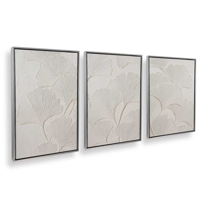 [Color:Polished Chrome], Picture of art in a Polished Chrome frame at an angle