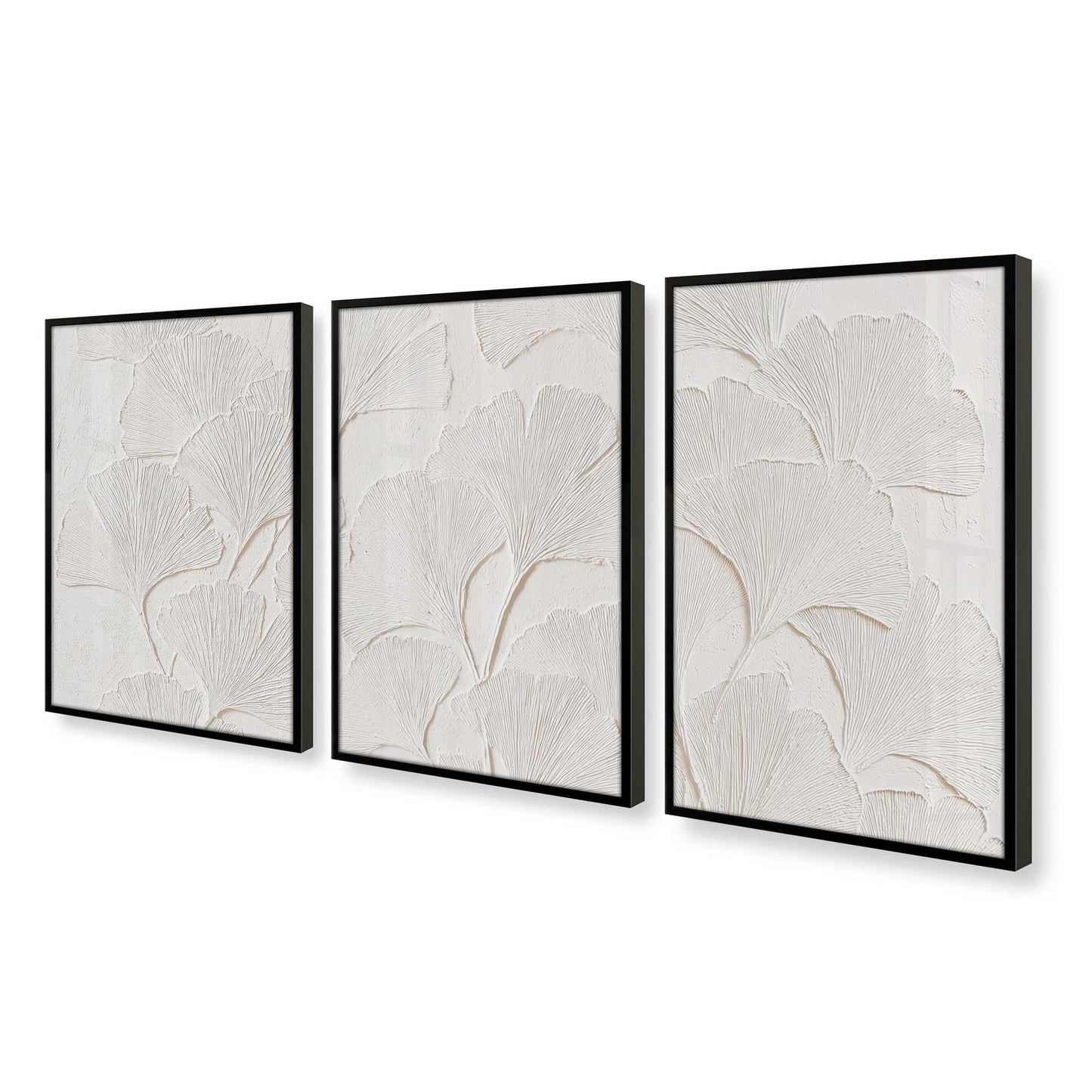 [Color:Satin Black], Picture of art in a Satin Black frame at an angle