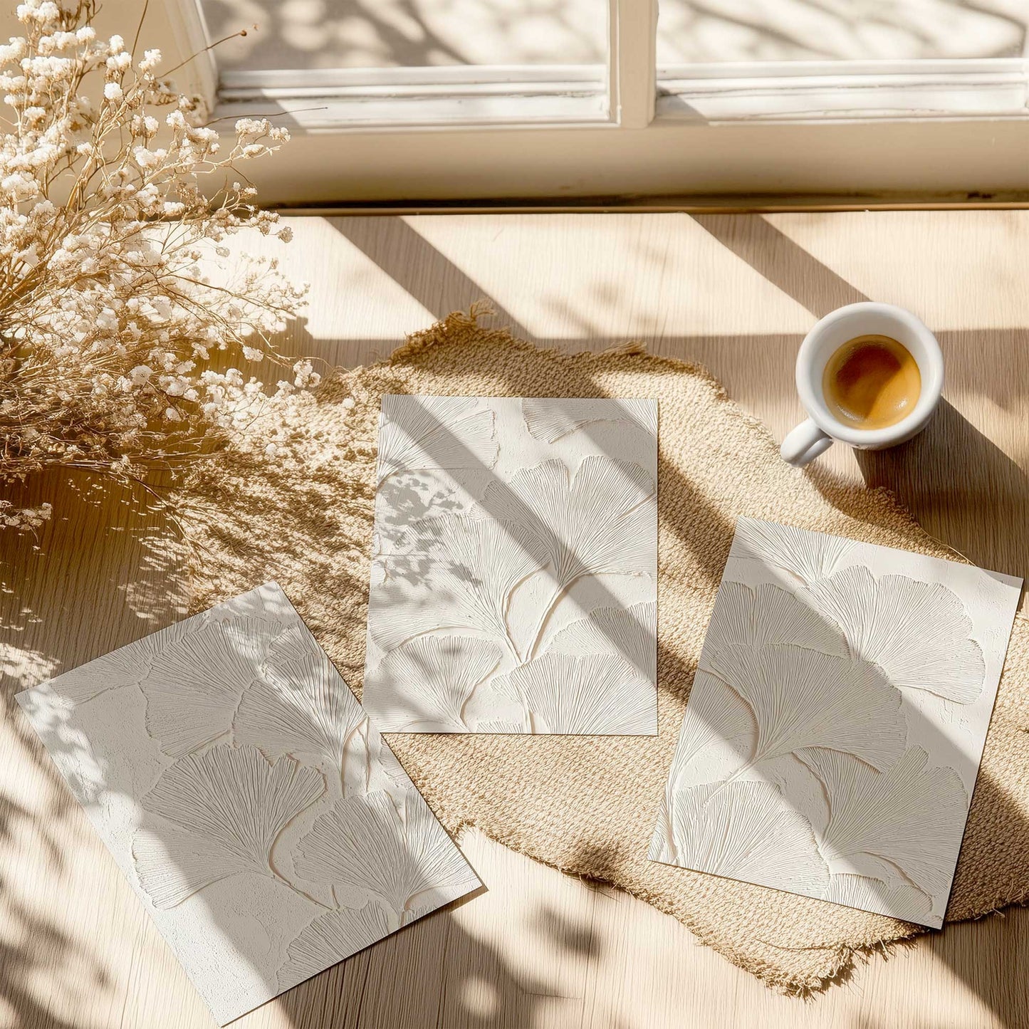 Ginkgo Whispers Set of 3 Prints