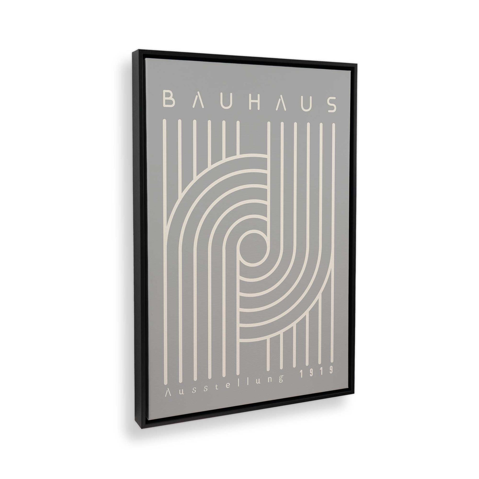 [Color:Satin Black], Picture of art in a Satin Black frame at an angle