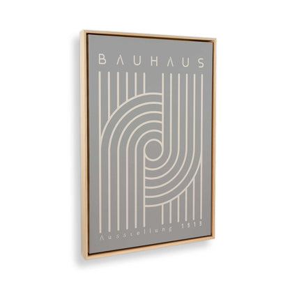 [Color:American Maple], Picture of art in a American Maple frame at an angle