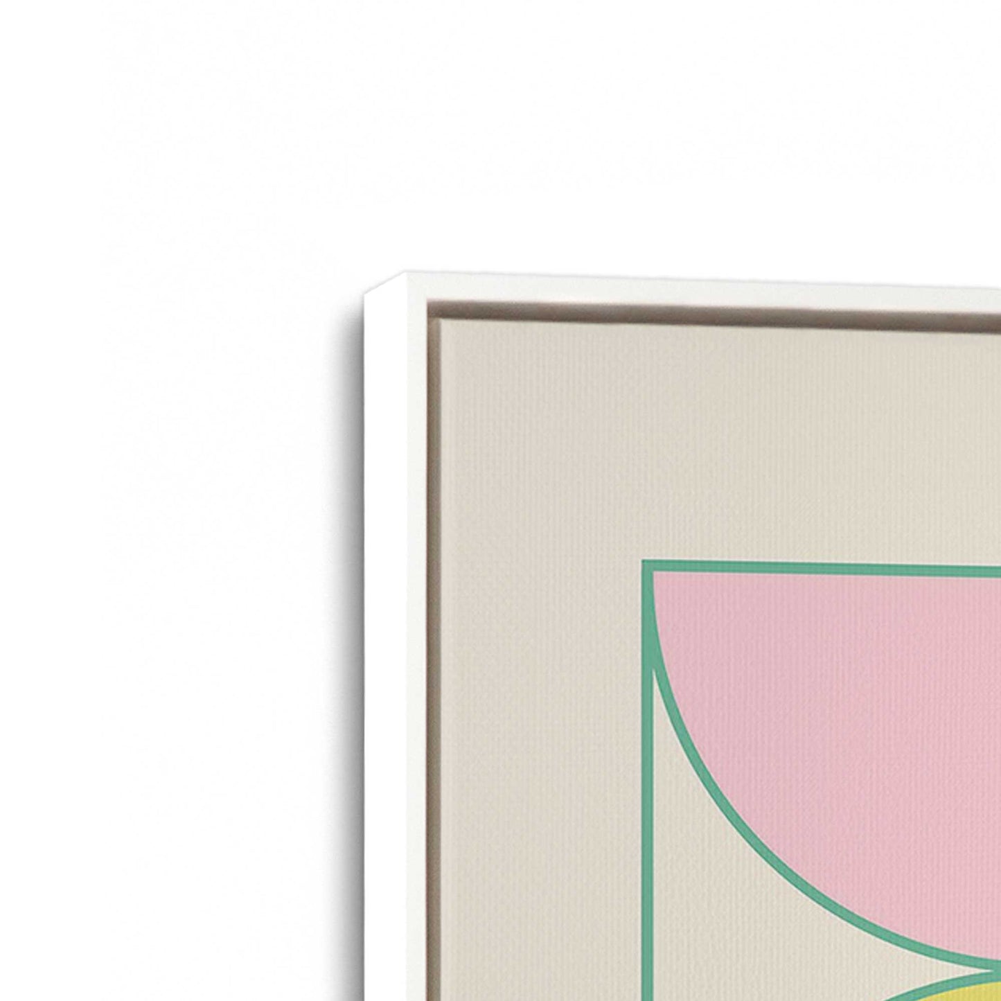 [Color:Opaque White], Picture of the corner of the art