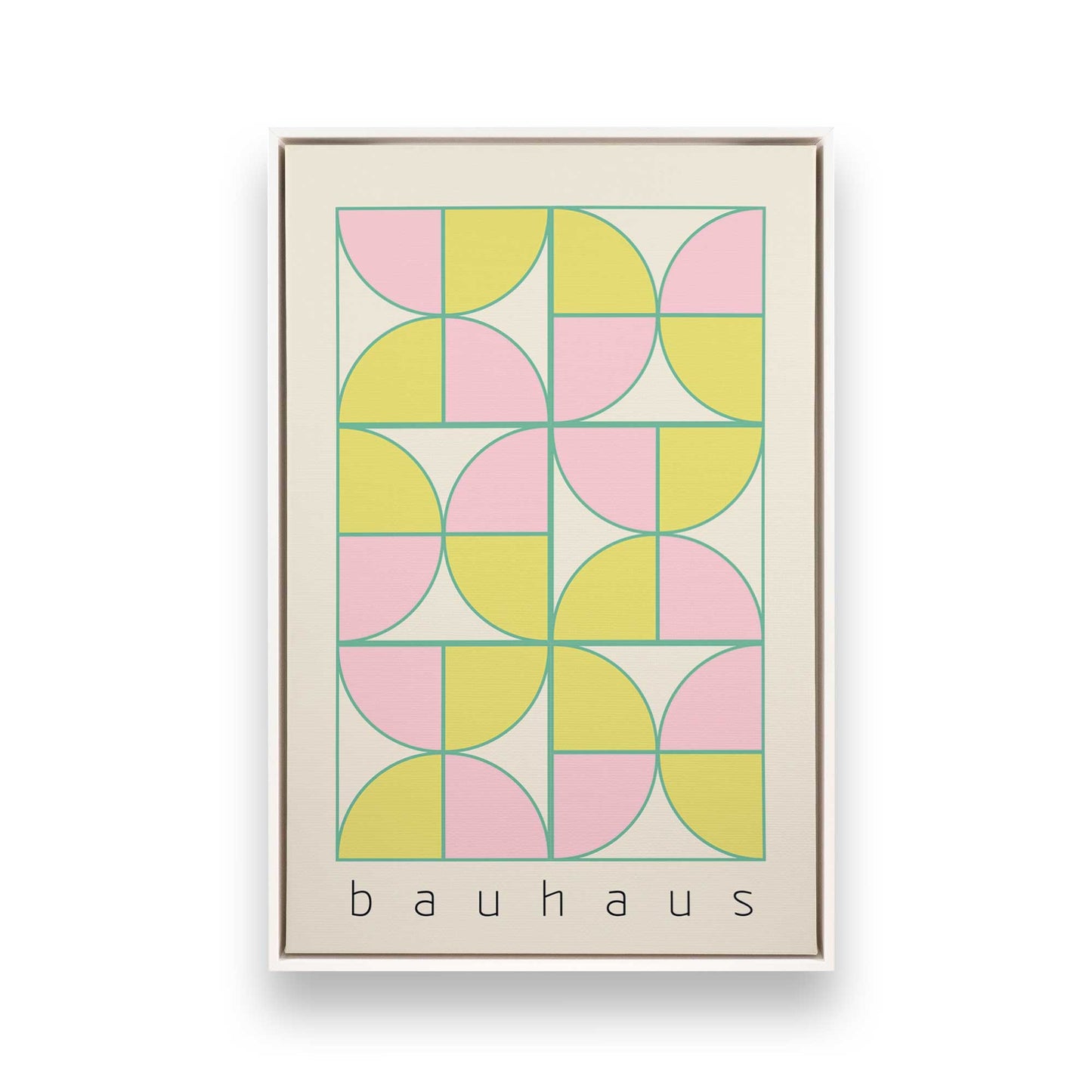 [Color:Opaque White], Picture of art in a White frame