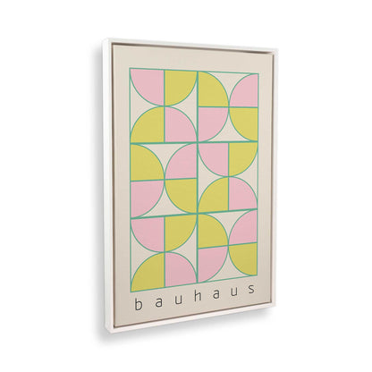 [Color:Opaque White], Picture of art in a White frame at an angle