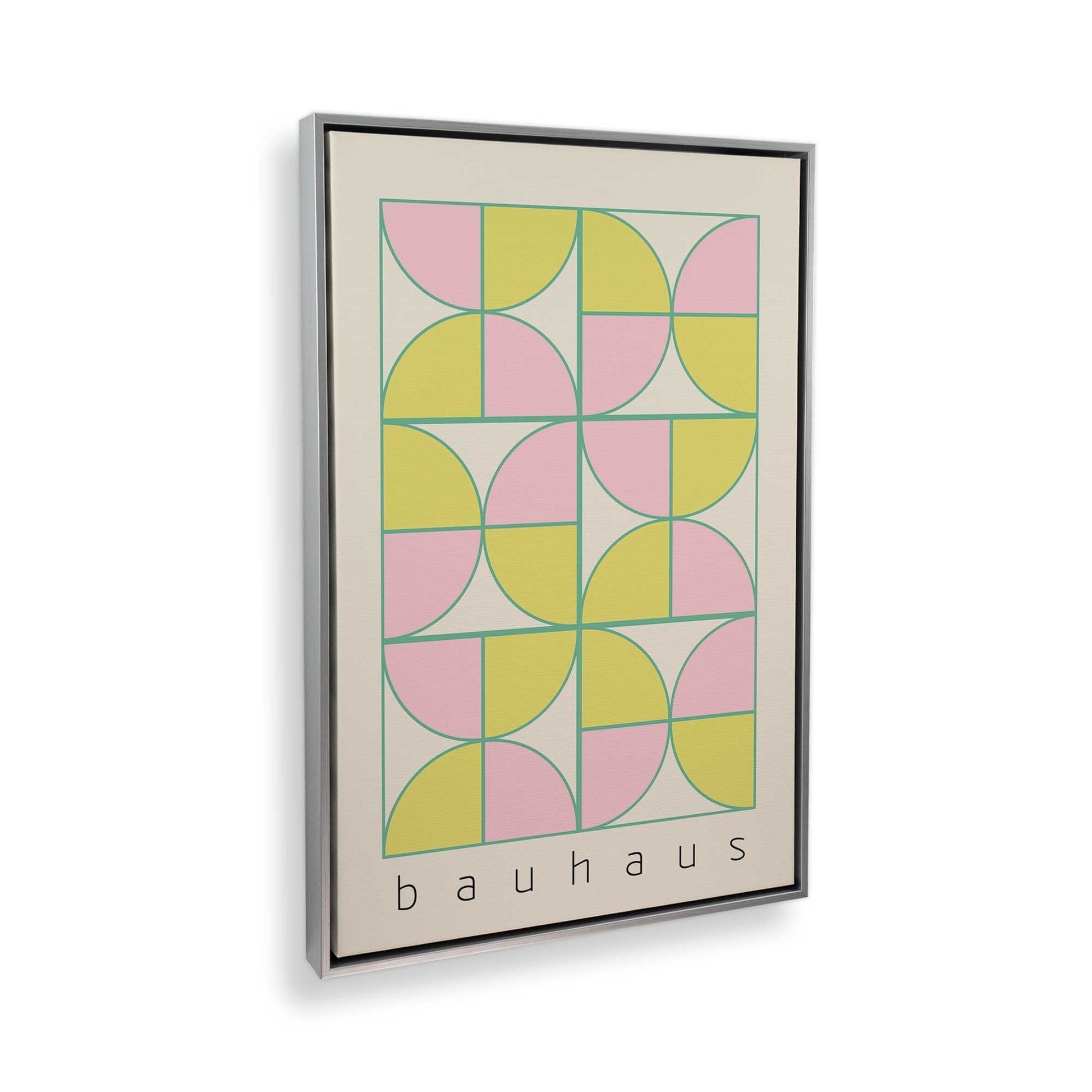 [Color:Polished Chrome], Picture of art in a Polished Chrome frame at an angle