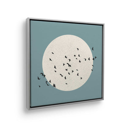 [Color:Polished Chrome], Picture of art in a Polished Chrome frame at an angle