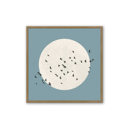 [Color:Brushed Gold] Picture of art in a Brushed Gold frame