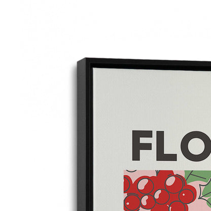 [Color:Satin Black], Picture of art in a Satin Black frame at an angle
