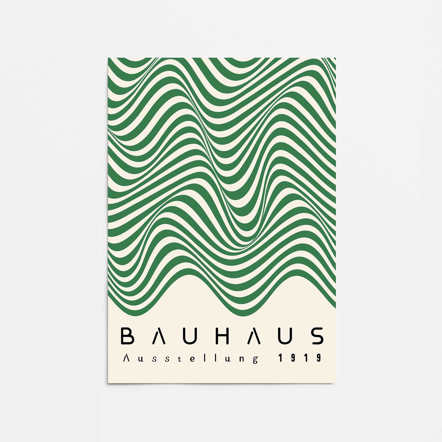 Bauhaus Curves in Motion Promotional Rolled Print
