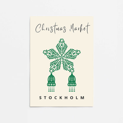 Christmas Market Poster I Promotional Rolled Print