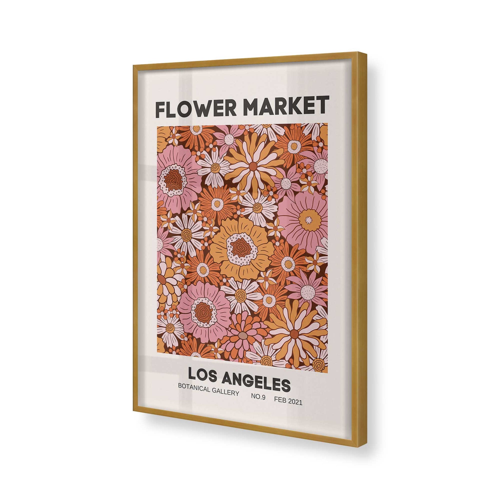 [Color:Polished Gold], Picture of art in a Polished Gold frame of the corner