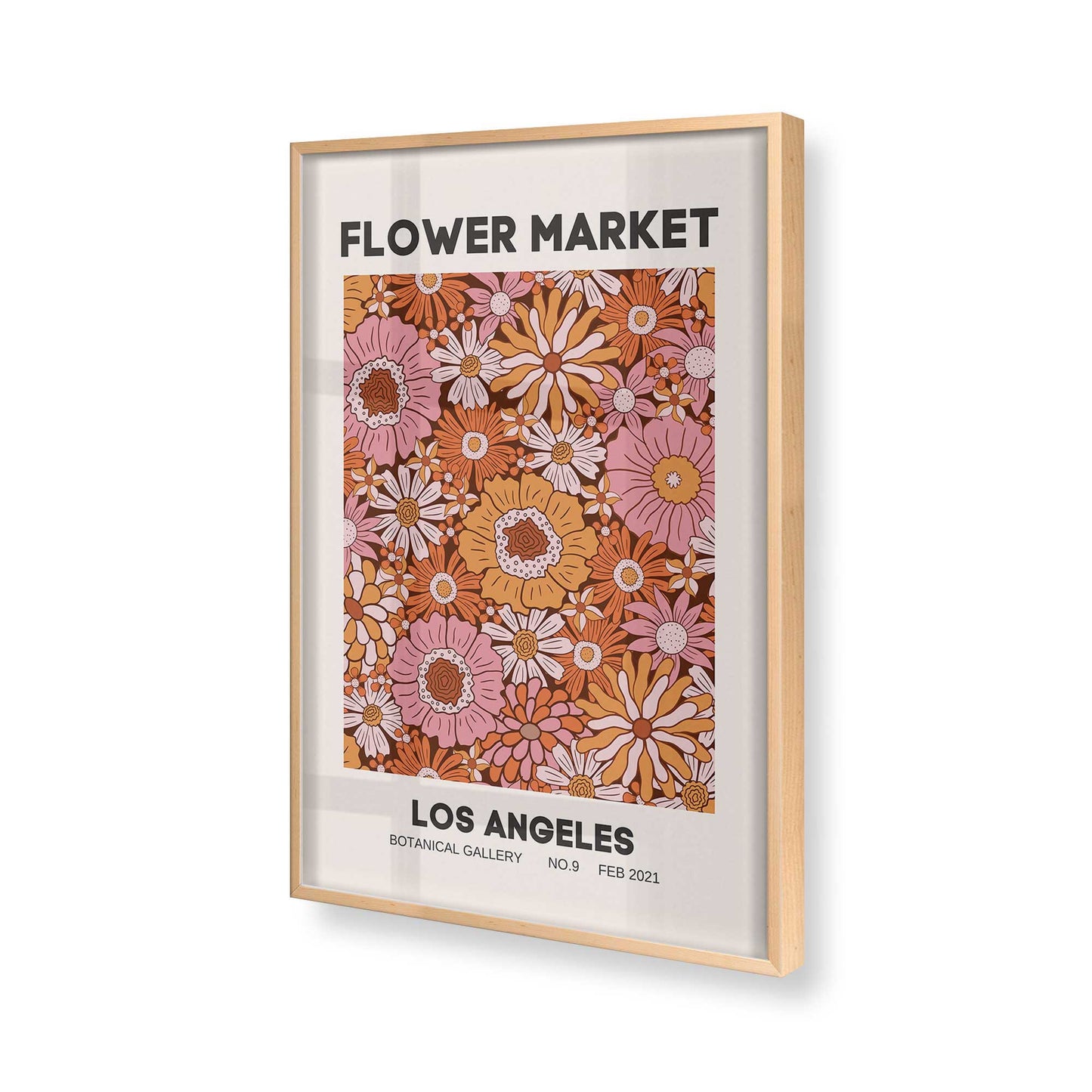 [Color:Raw Maple], Picture of art in a Raw Maple frame of the corner