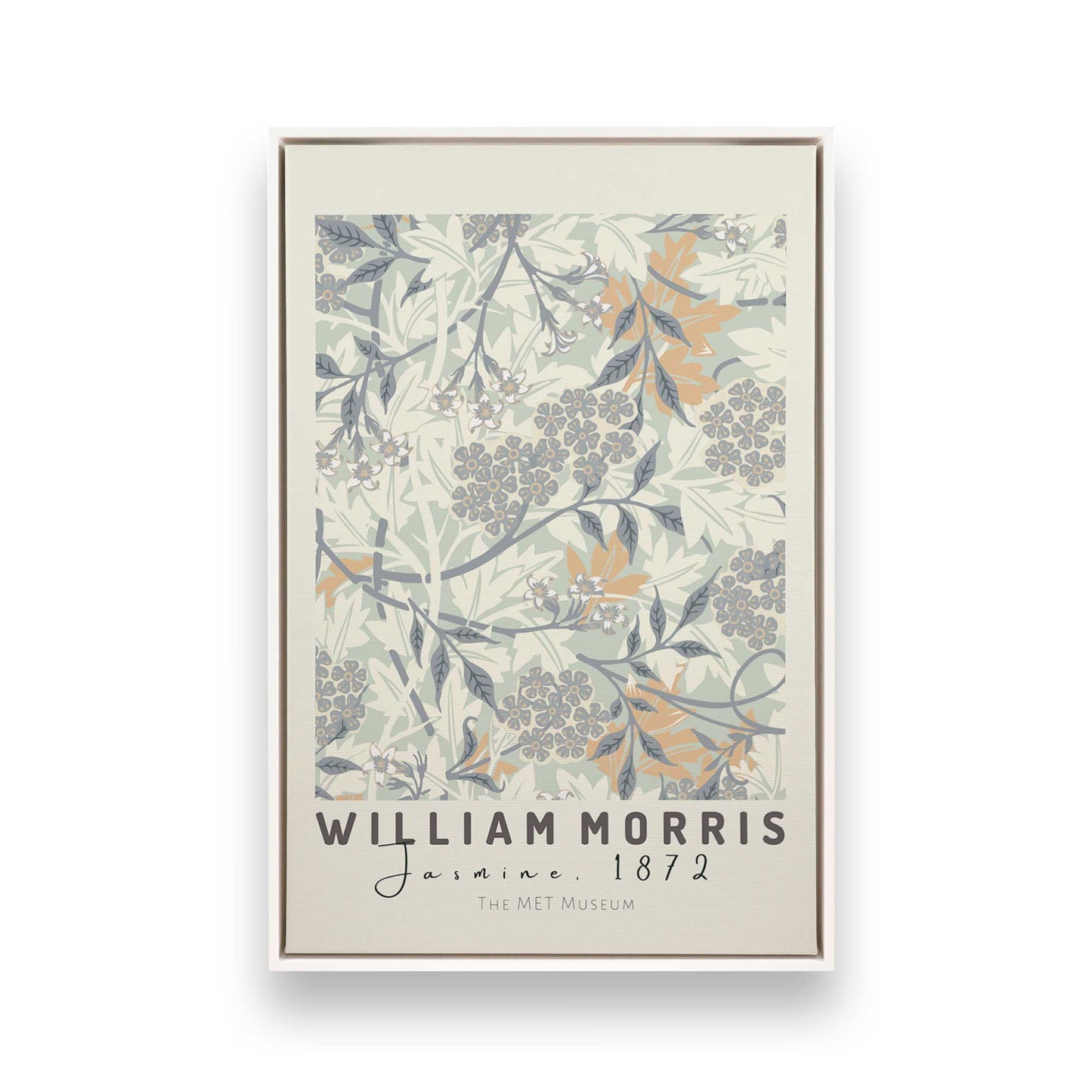 [Color:Opaque White], Picture of art in a White frame