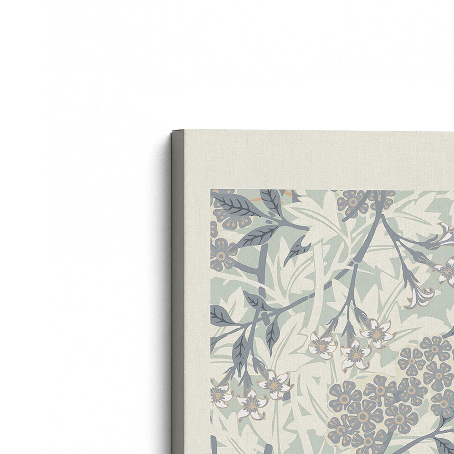 [Color:Stretched Canvas], Picture of the corner of the art