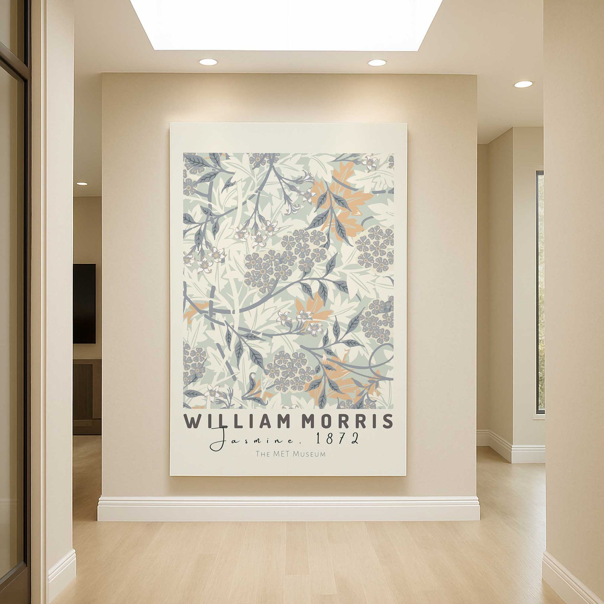 [Color:Stretched Canvas], Picture of art in a room