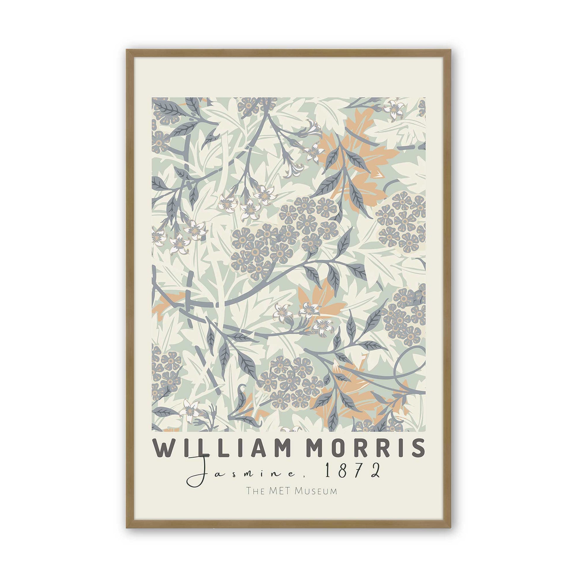 [Color:Brushed Gold], Picture of art in a Brushed Gold frame