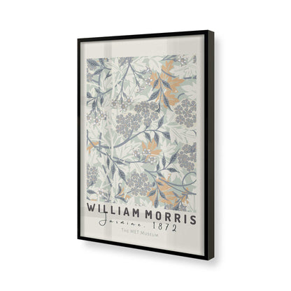 [Color:Satin Black], Picture of art in a Satin Black frame of the corner