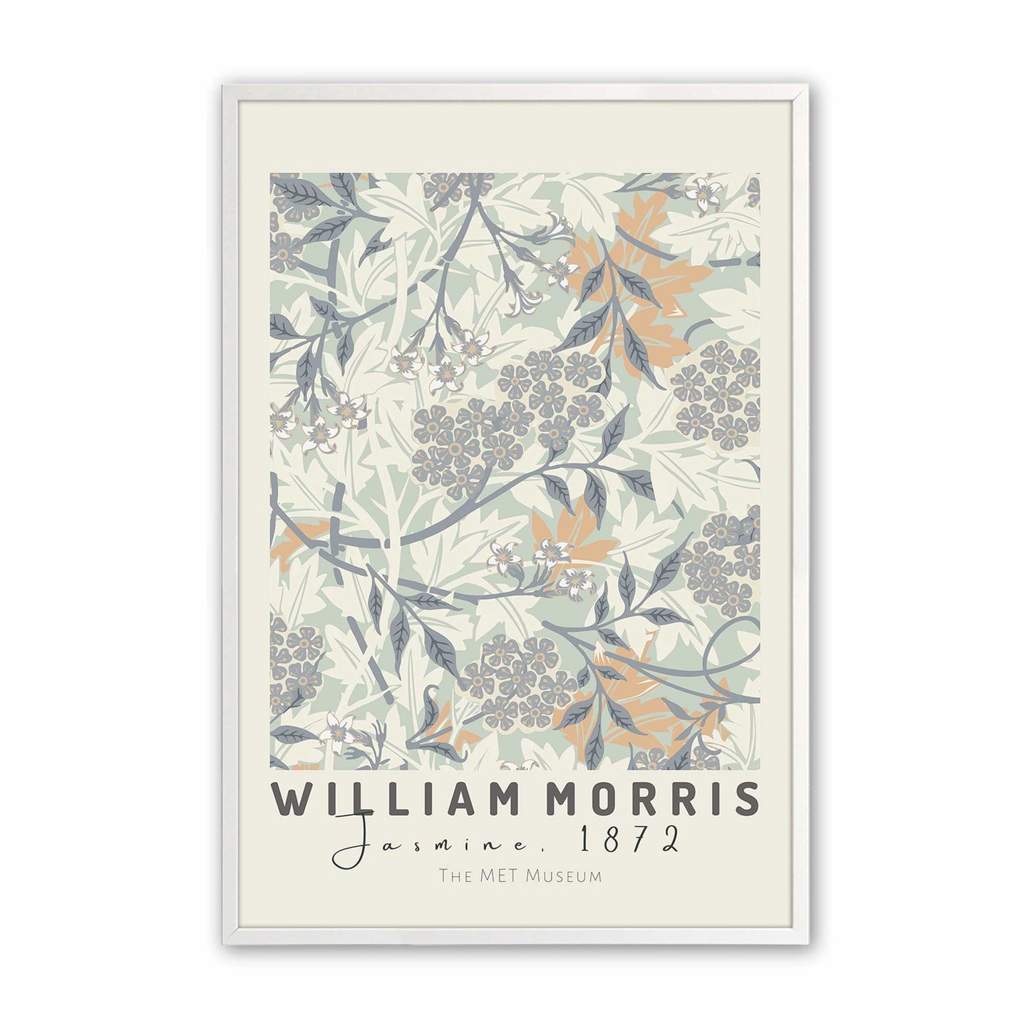 [Color:Opaque White], Picture of art in a Opaque White frame